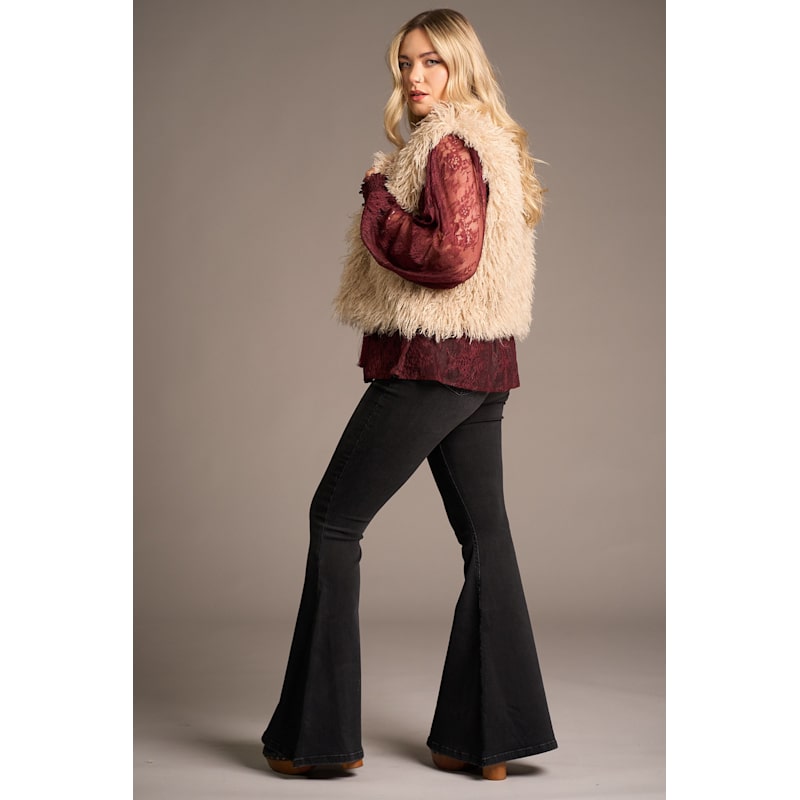 Thumbnail of Penny Lane Faux Mongolian Fur Gilet image