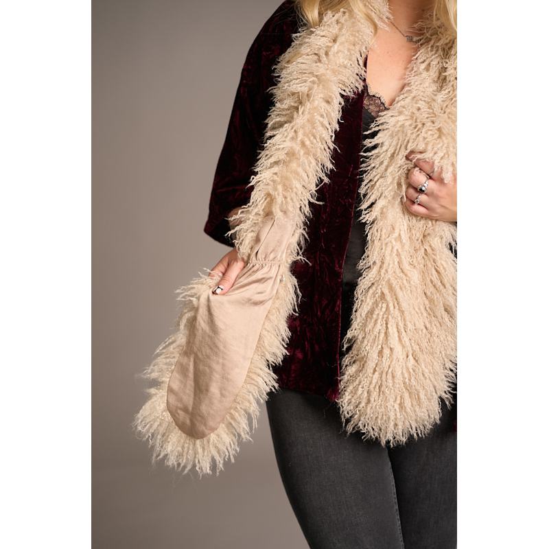 Thumbnail of Penny Lane Faux Mongolian Fur Scarf image