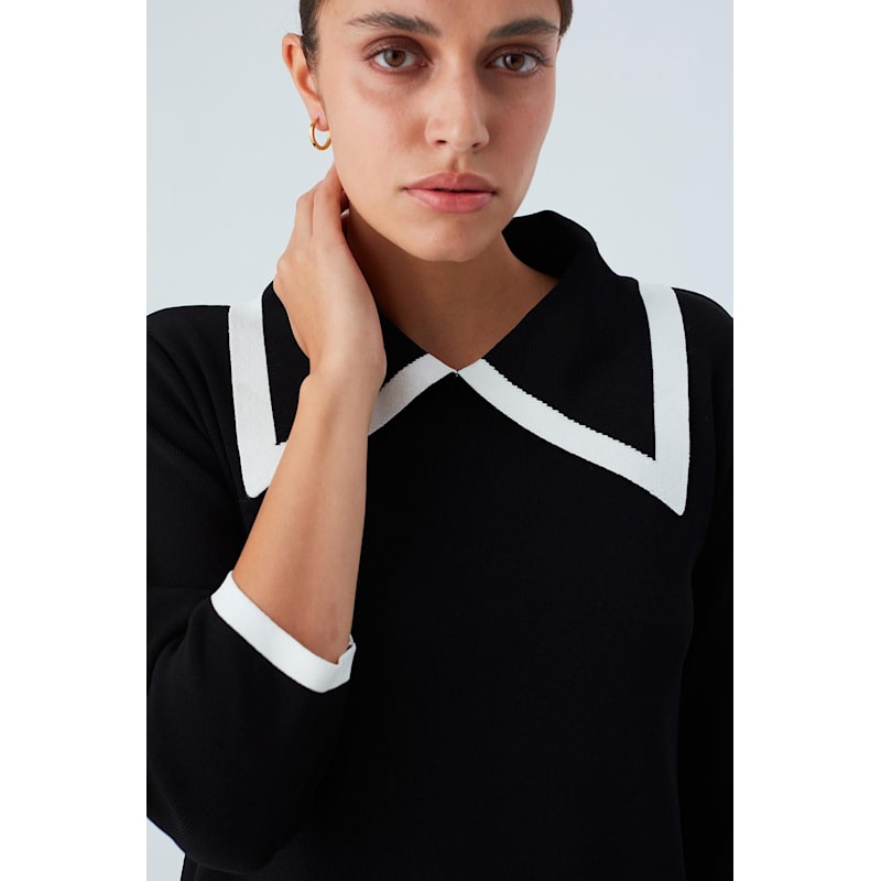 body fitted dress Billie Square Neck Bodycon Mini Dress • Shop American Threads Online Black / L