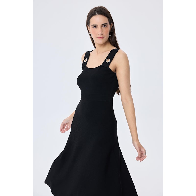 Thumbnail of Madison Knit Summer Dress In Black image