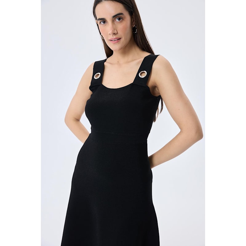 Thumbnail of Madison Knit Summer Dress In Black image