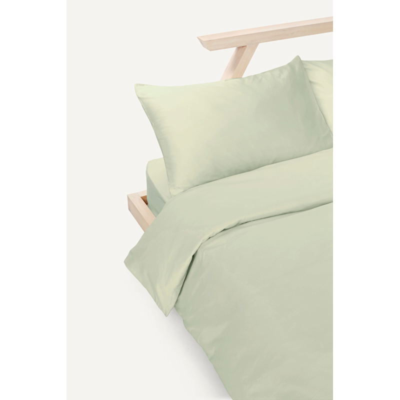Thumbnail of Percale Organic Cotton Duvet Cover - Solstice Green image