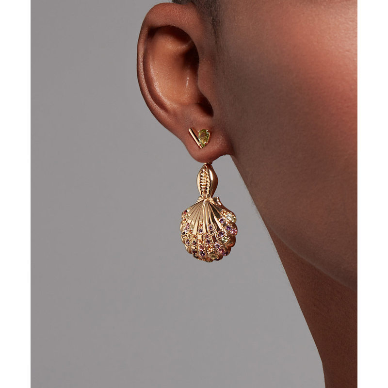 Thumbnail of Peridot Bar Studs image