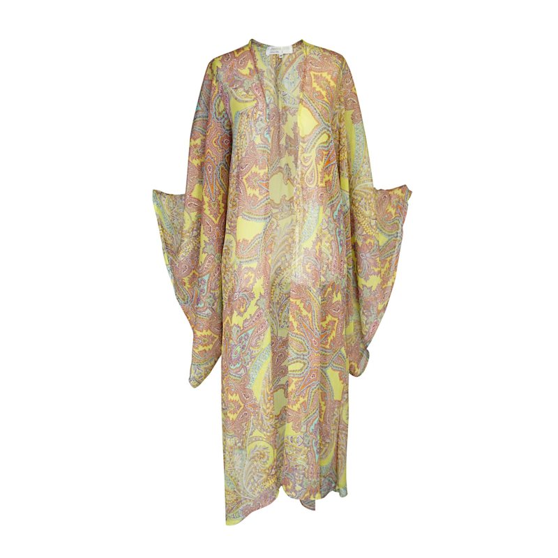 Thumbnail of Peridot Paisley Kimono image