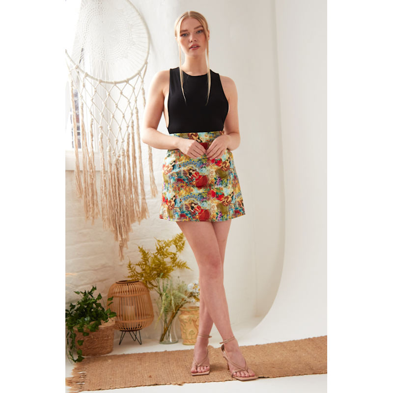 Thumbnail of Persian Printed Mini Skirt image