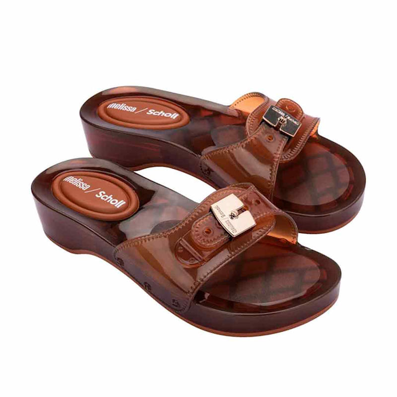Thumbnail of Pescura Heel x Scholl - Clear Brown image
