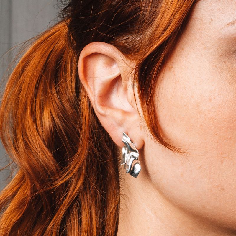 Thumbnail of Small Draped Earrings image