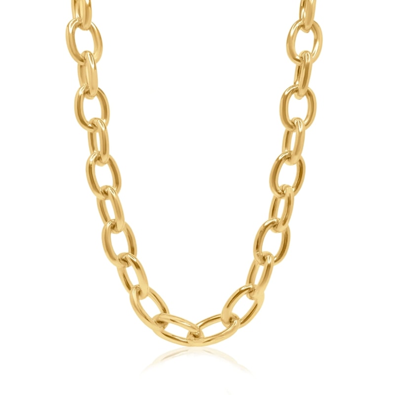 Thumbnail of Peyton Statement Round Chain Necklace image