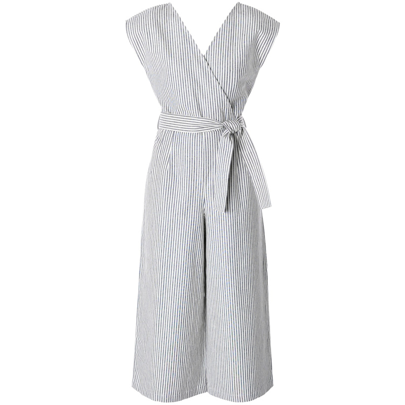 Thumbnail of French Stripe Zero Waste Jumpsuit image