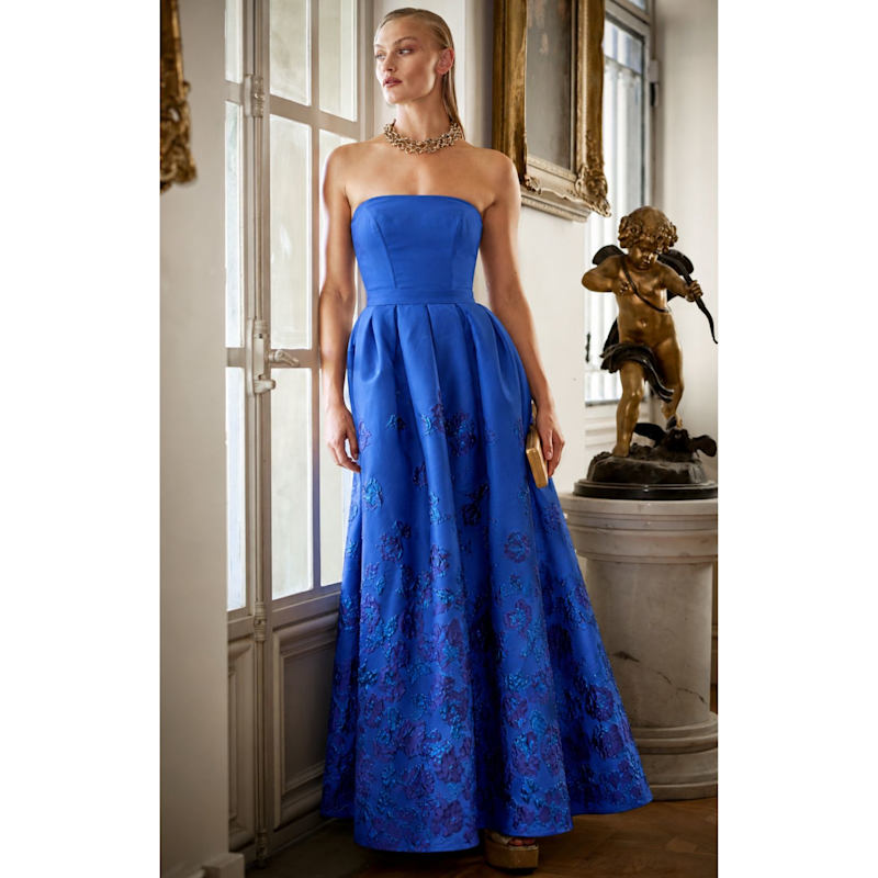 Pialle Gown In Sapphire | SACHA DRAKE