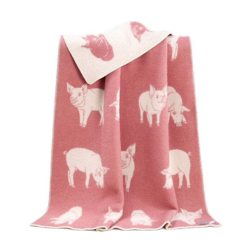 Thumbnail of Piglet Wool Blanket image