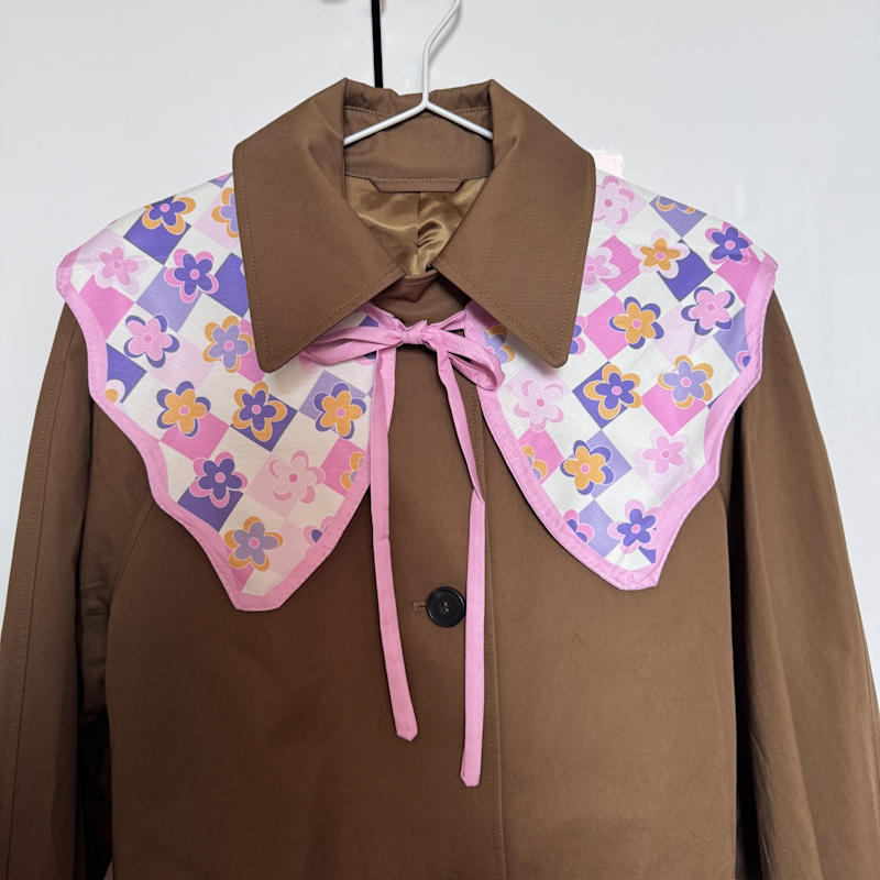 Pink Detachable Collar For Woman - Statement Collar | My Little Nature ...