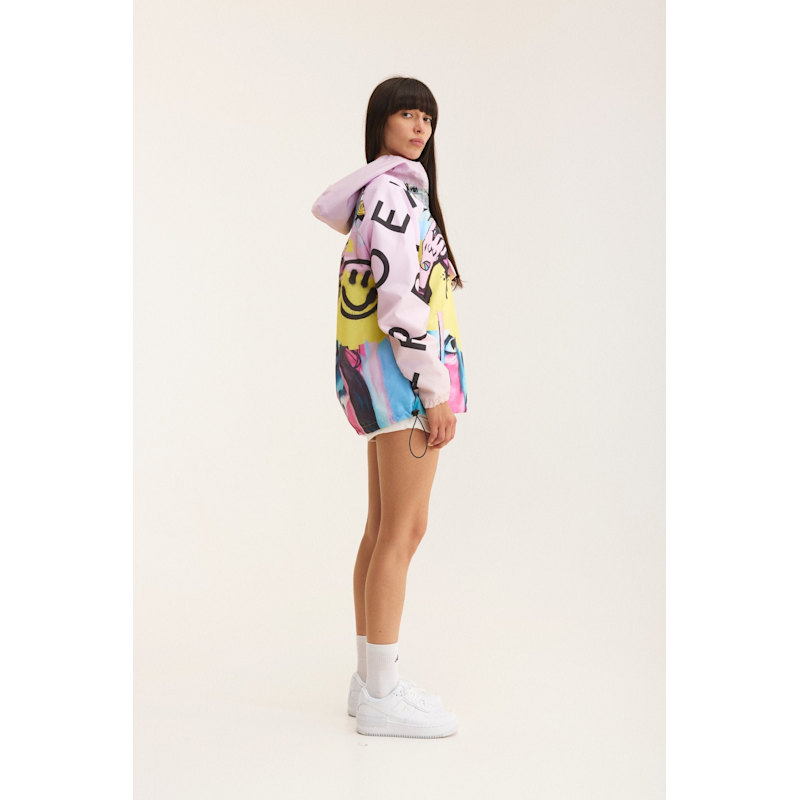 Thumbnail of Water Repellent Windbreaker Pink Design W image