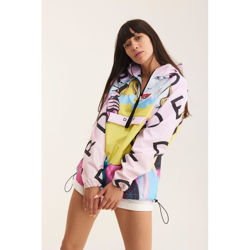 Thumbnail of Water Repellent Windbreaker Pink Design W image