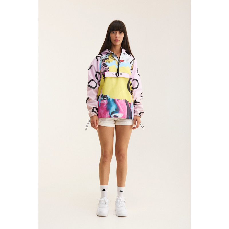 Thumbnail of Water Repellent Windbreaker Pink Design W image