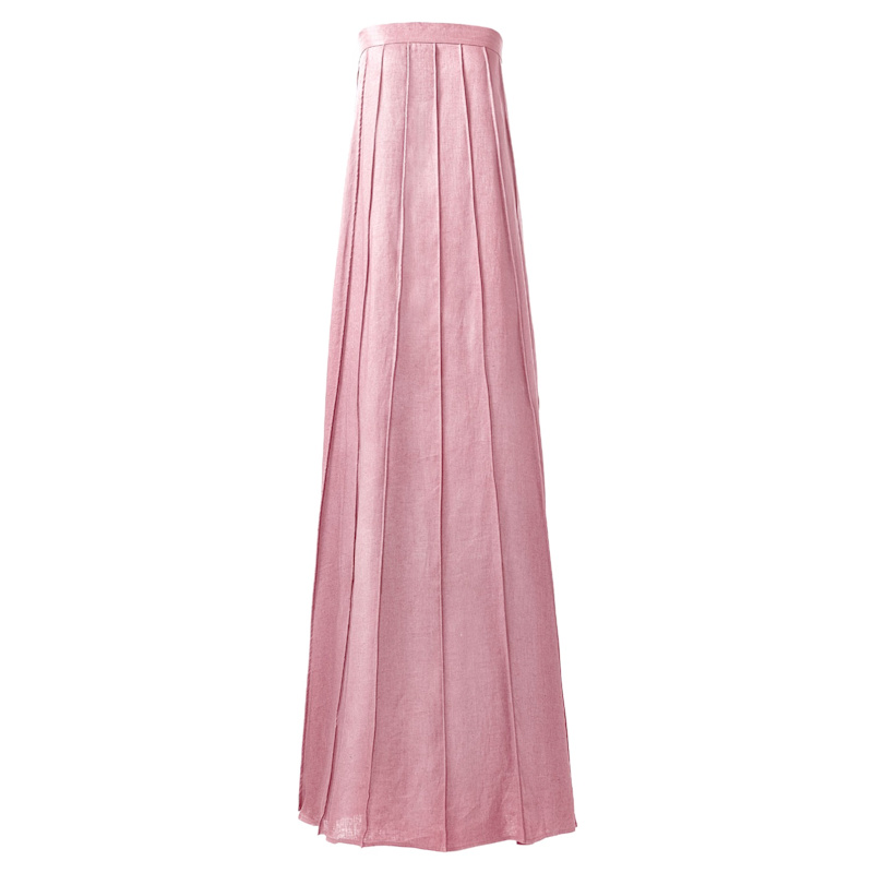 strapless open back dress Beige Halter Strap Pleated Short Dress main image 1