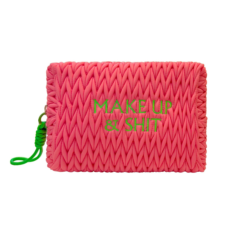 Thumbnail of Pink Make Up & Shit Cosmetic Bag image