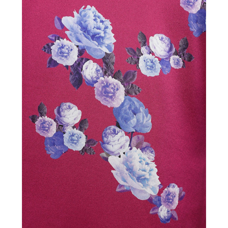 Thumbnail of Pink Peony Silk Wrap Skirt image