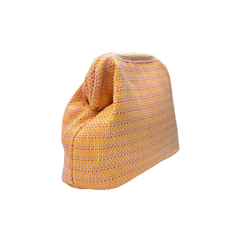 Thumbnail of Pink Woven Beach Clutch image