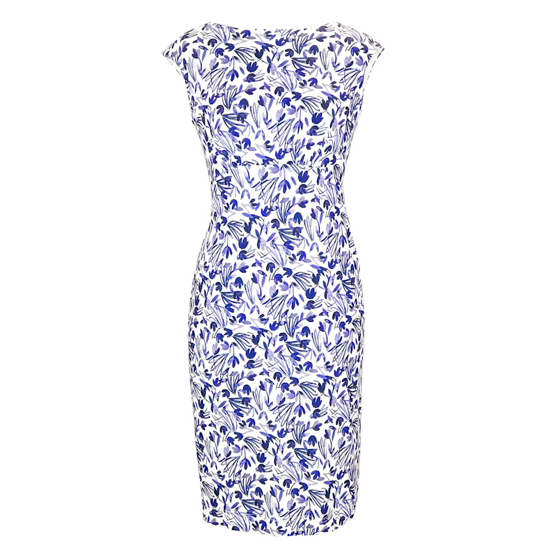 Pippa Shift Dress In Indigo Ink Blue Alie Street London Wolf
