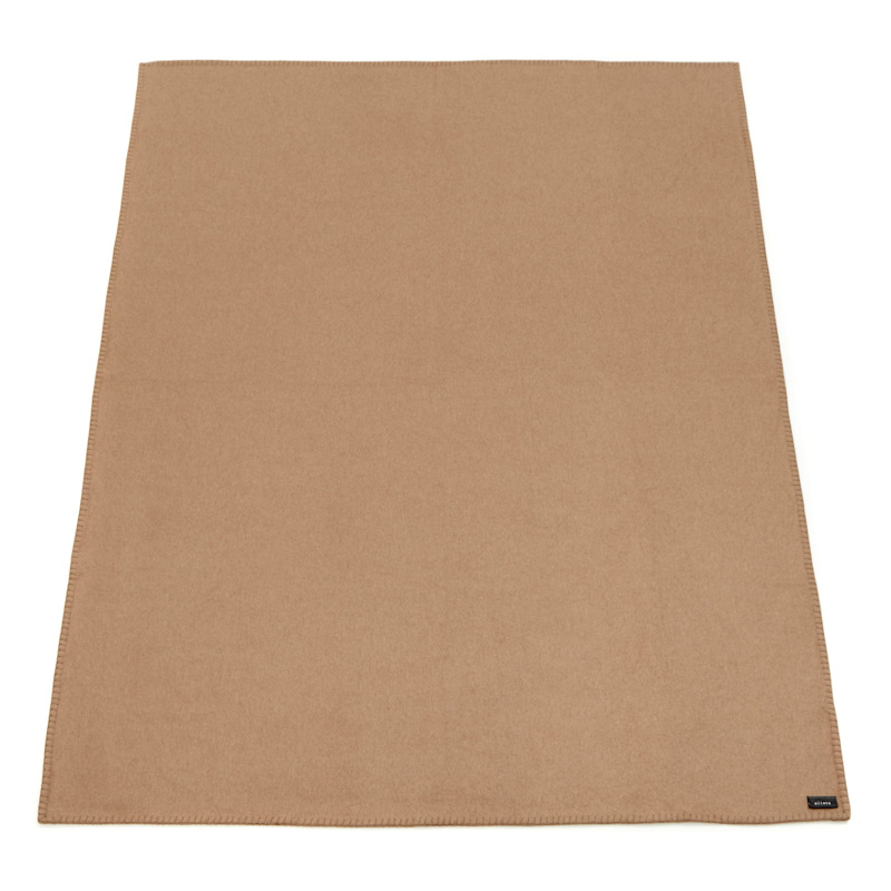 Thumbnail of Cashmere Throw - Taupe With Blanket Stitching image