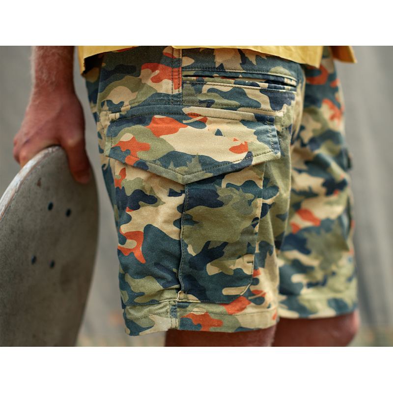 Thumbnail of &Sons Surplus Army Shorts Camo image