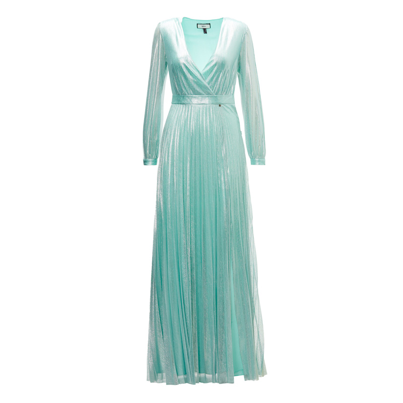 fitted lace wedding dress Aqua Tropical Print Padded Halter O-Ring Cut Out Slit Belted Maxi Dres –  Hot Miami Styles main image 0