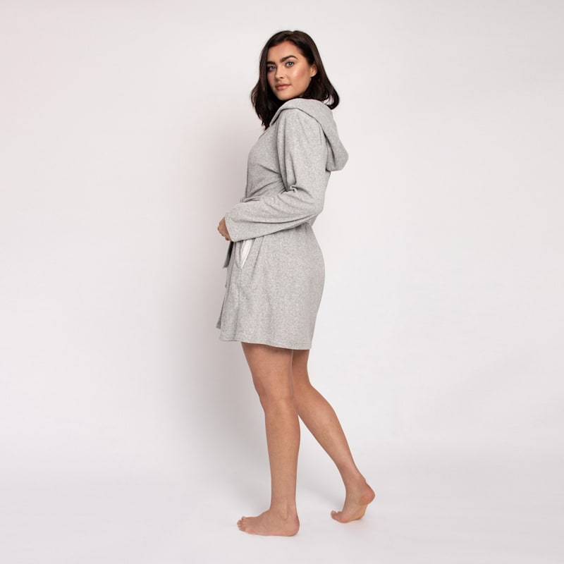 Thumbnail of Organic Cotton Robe In Grey image