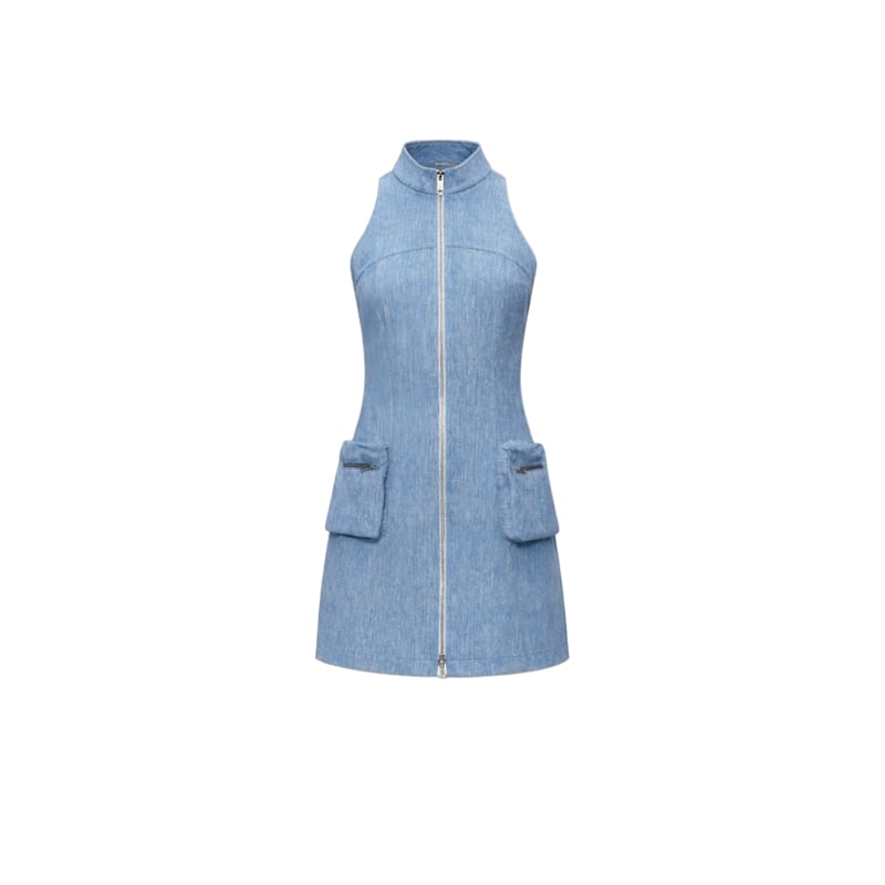 cloth & stone halter mini dress Pocket Detail Halterneck by NOCTURNE PassionFlower