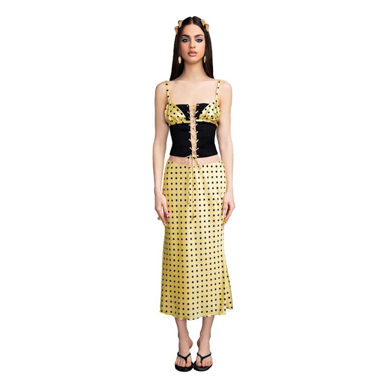 Thumbnail of Polka Dot Bikini Corset image