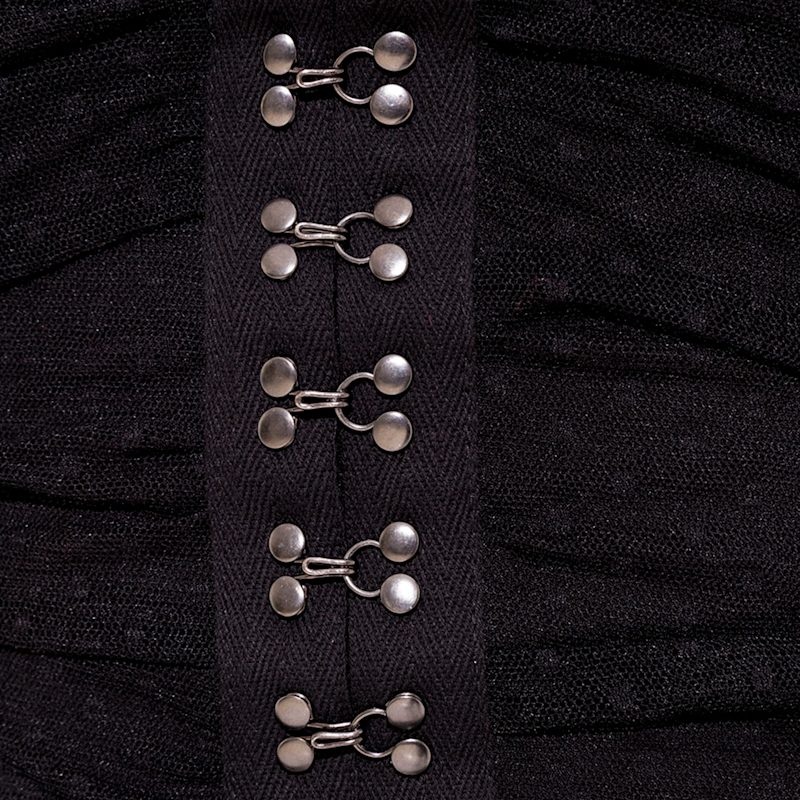 Thumbnail of Polka Dot Midi Dress Black image
