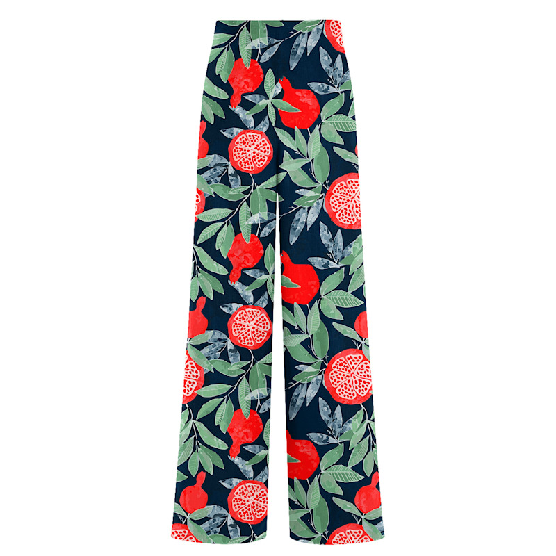 Thumbnail of Pomegranates Long Loose Pants image