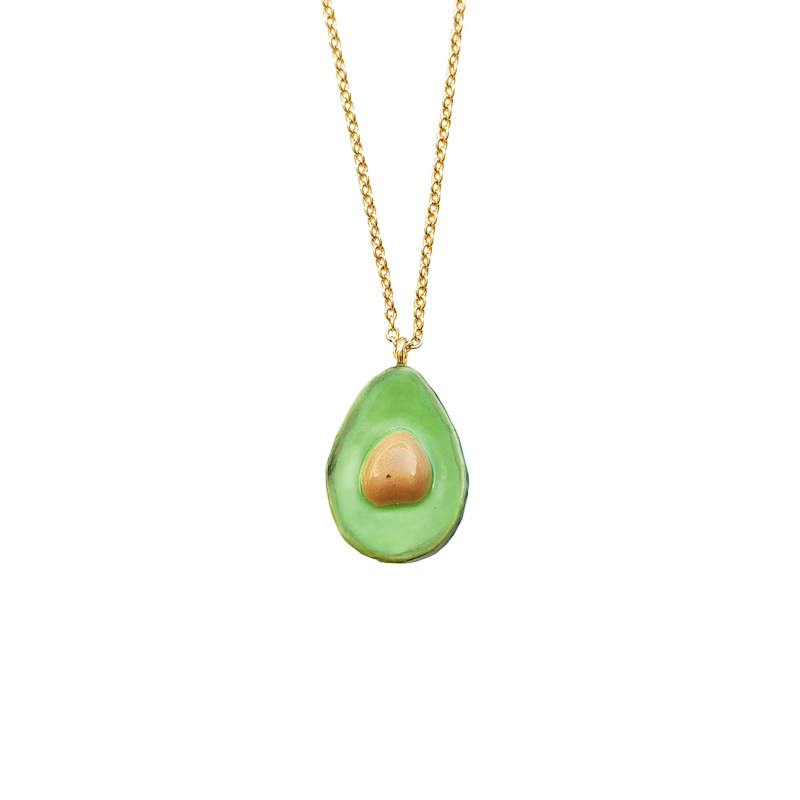 Thumbnail of Porcelain Avocado Pendant Necklace image
