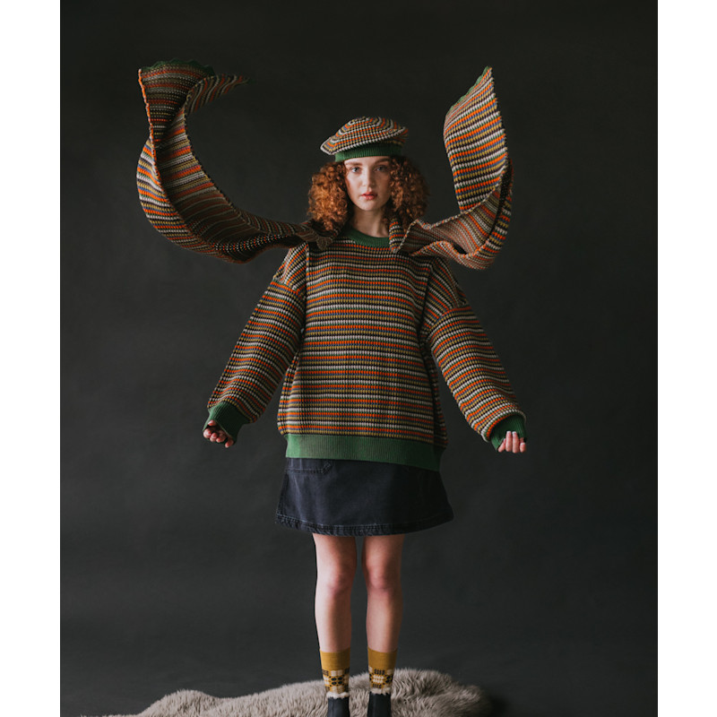 Porth Pullover - Monstera | MABLI | Wolf & Badger