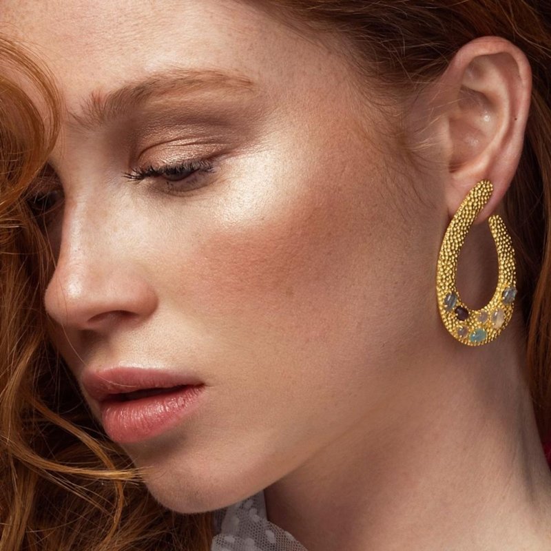 Thumbnail of Golden Persia Earrings image