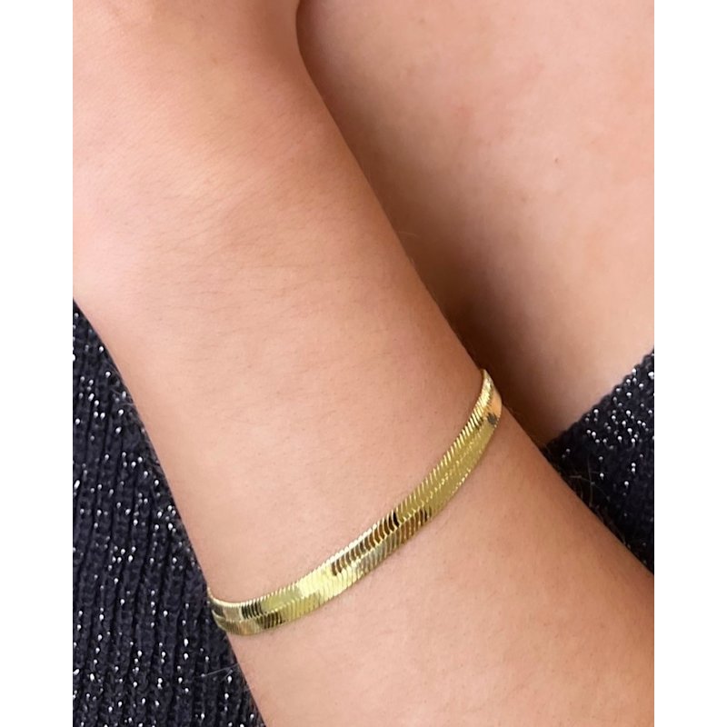 Thumbnail of Thick Herringbone Bracelet image
