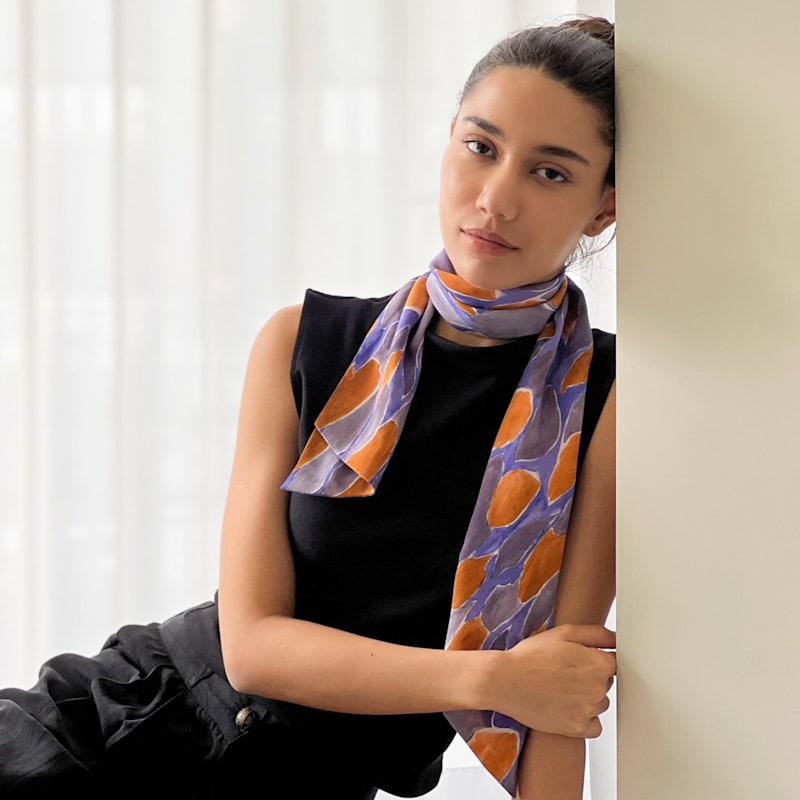 小物 AURALEE 23AW DYED SILK TWILL SCARF 小物 AURALEE 23AW DYED