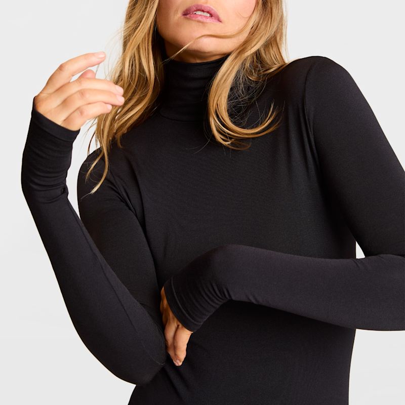 Thumbnail of Prima Ballet Turtleneck Bodysuit With Thumbholes image