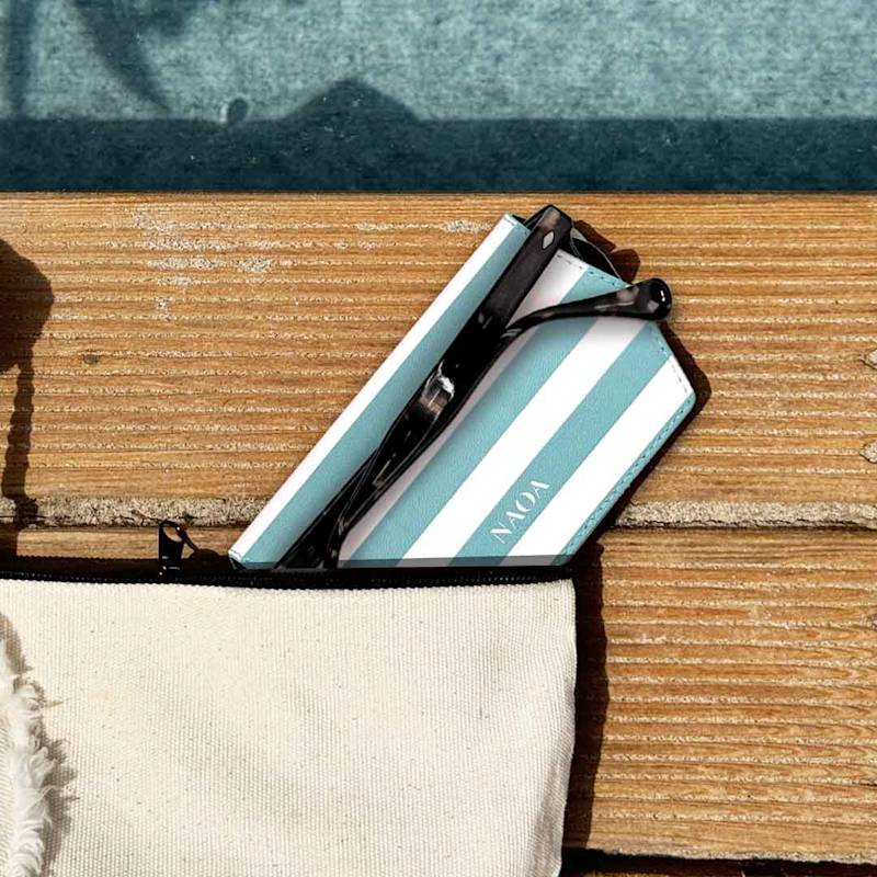 Thumbnail of Slim Glasses Case Breton Print image
