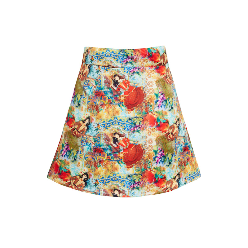 Thumbnail of Persian Printed Mini Skirt image