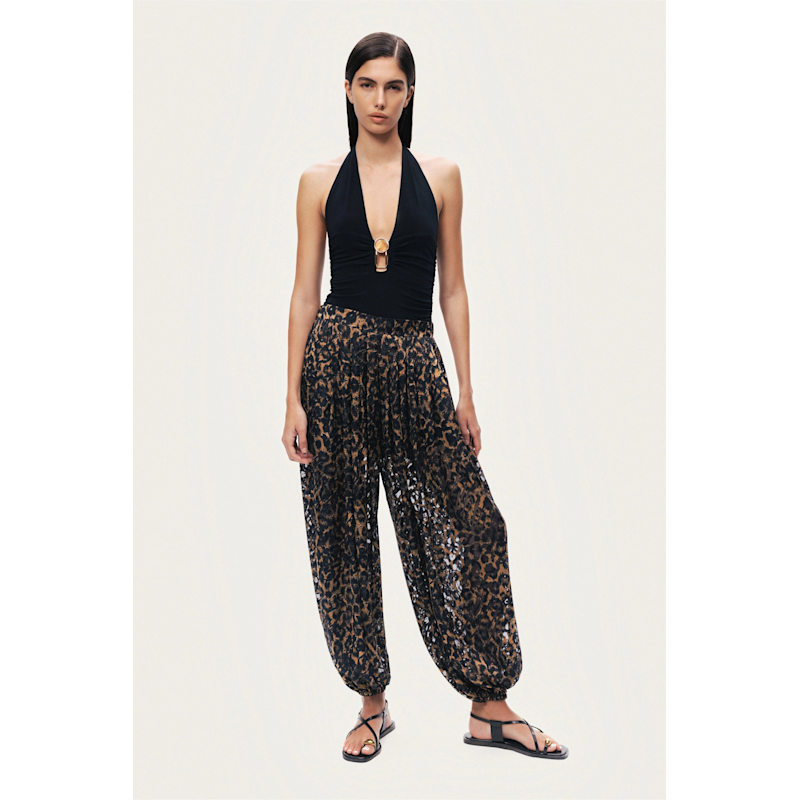 Thumbnail of Printed Relaxed Balloon-Leg Pants image