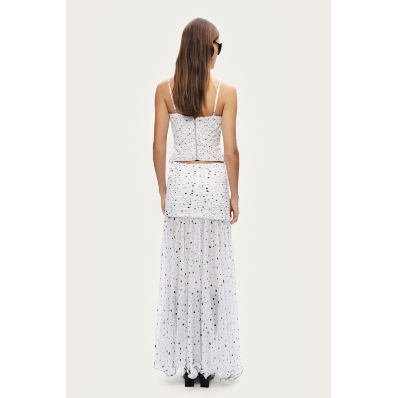 Thumbnail of Printed Slit-Detail Maxi Skirt image
