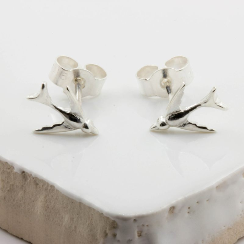 Thumbnail of Swallow Earrings Silver image