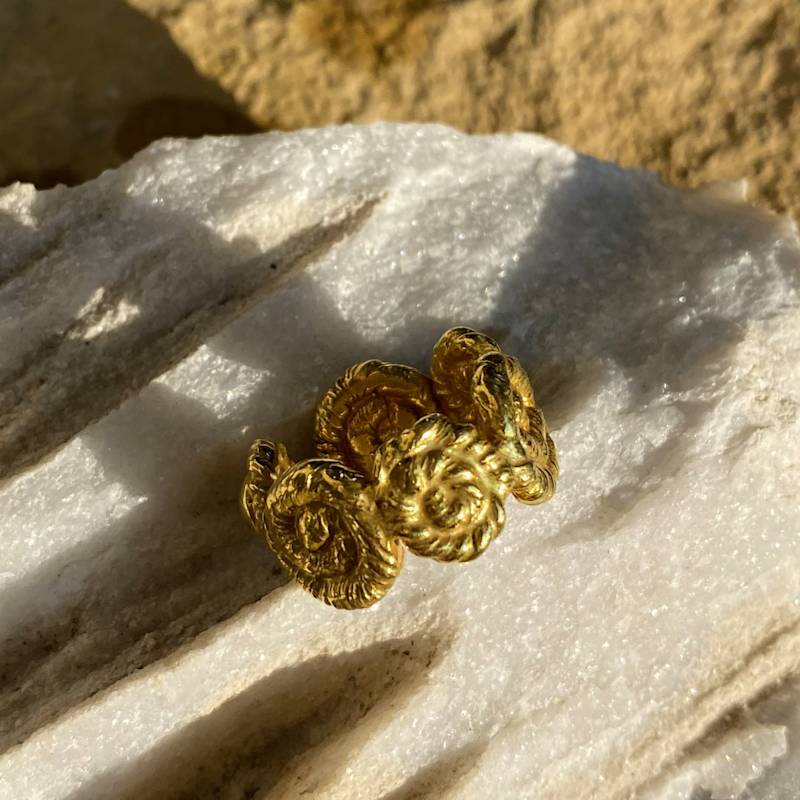 Thumbnail of Nautilus Chunky Ring Gold image