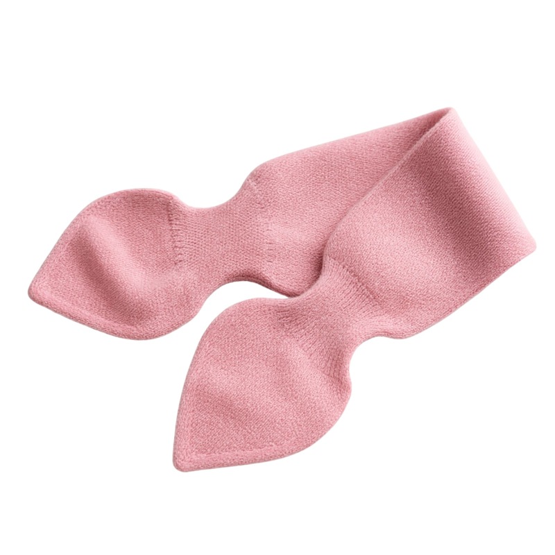Thumbnail of Pure Cashmere Scarf - Bow Tie Neck Warmer Pink image