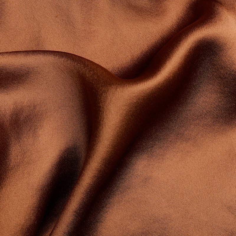 Thumbnail of Pure Mulberry Silk Camel Brown Hair Bonnet | Single Layer With Adjustable Elastic | Sleeping Bonnet Gift image