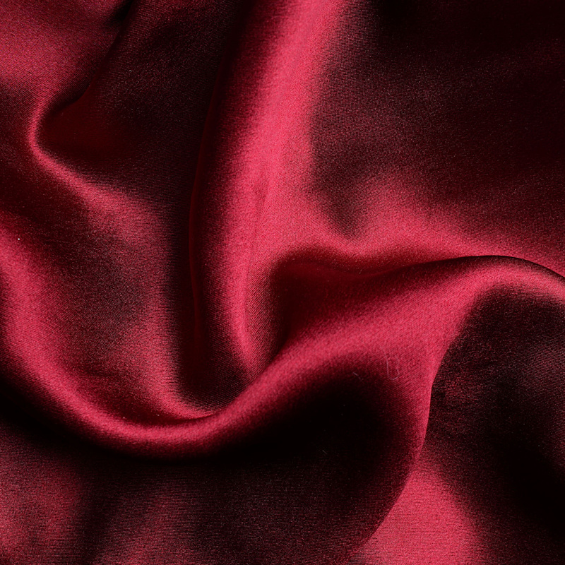 Thumbnail of Pure Mulberry Silk Sangria Red Hair Bonnet | Single Layer With Adjustable Elastic | Sleeping Bonnet Gift image