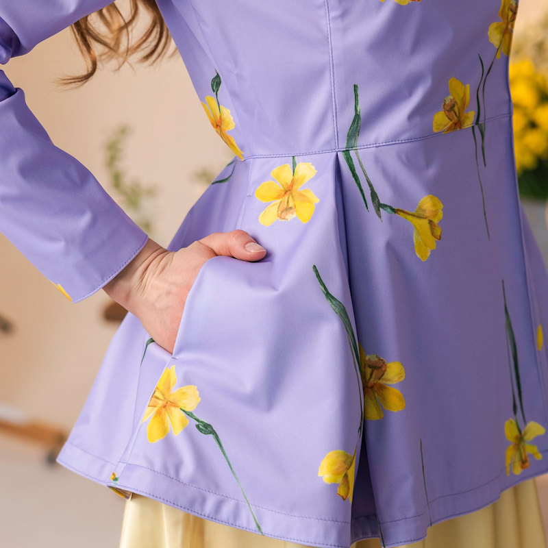 Thumbnail of Purple Jacket With Detachable Hood: Lilac Joy image