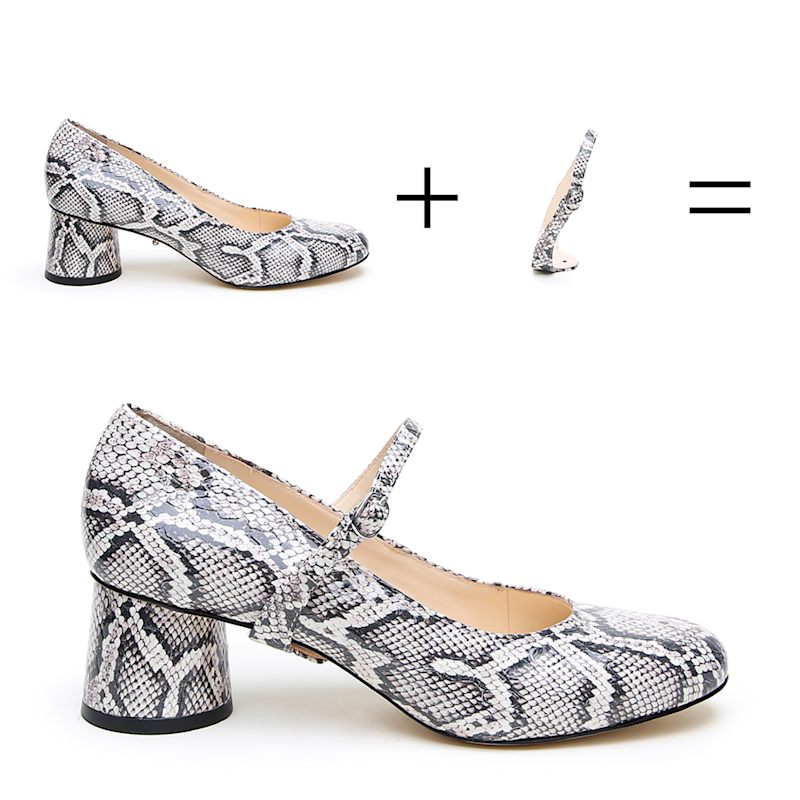 Thumbnail of Python Ballet Pump + Twiggy Strap image