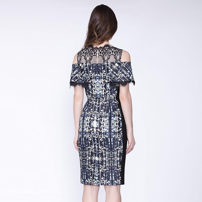 kaleidoscope lace dresses Zimmermann Kaleidoscope lace ruffle midi dress